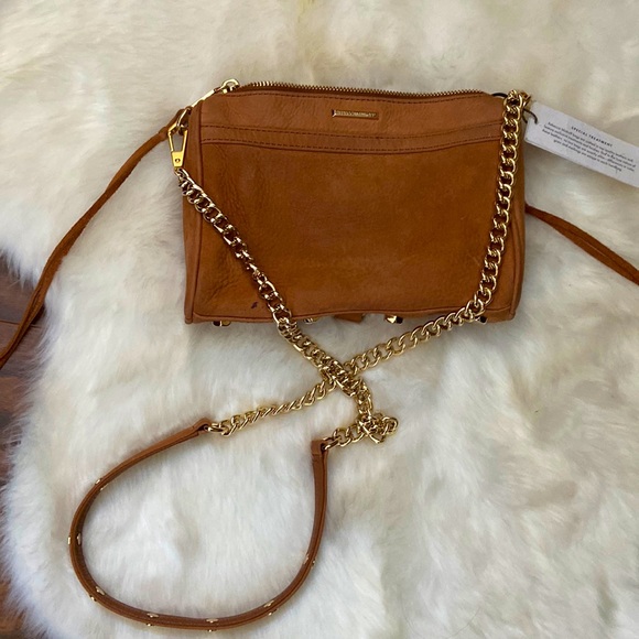 Rebecca Minkoff Handbags - Hard to find Rebecca Minkoff mini Mac suede crossbody bag in brown colour